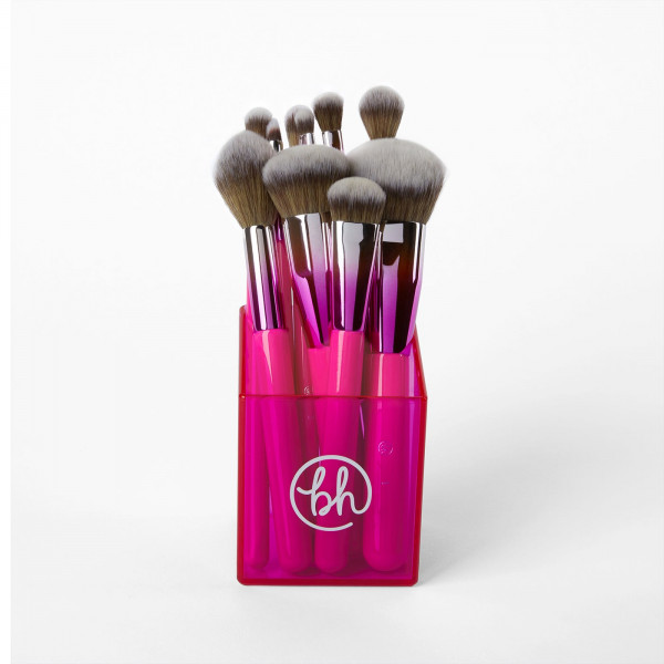 BH Cosmetics Midnight Festival Brush Set 10pc Brush w/ Holder